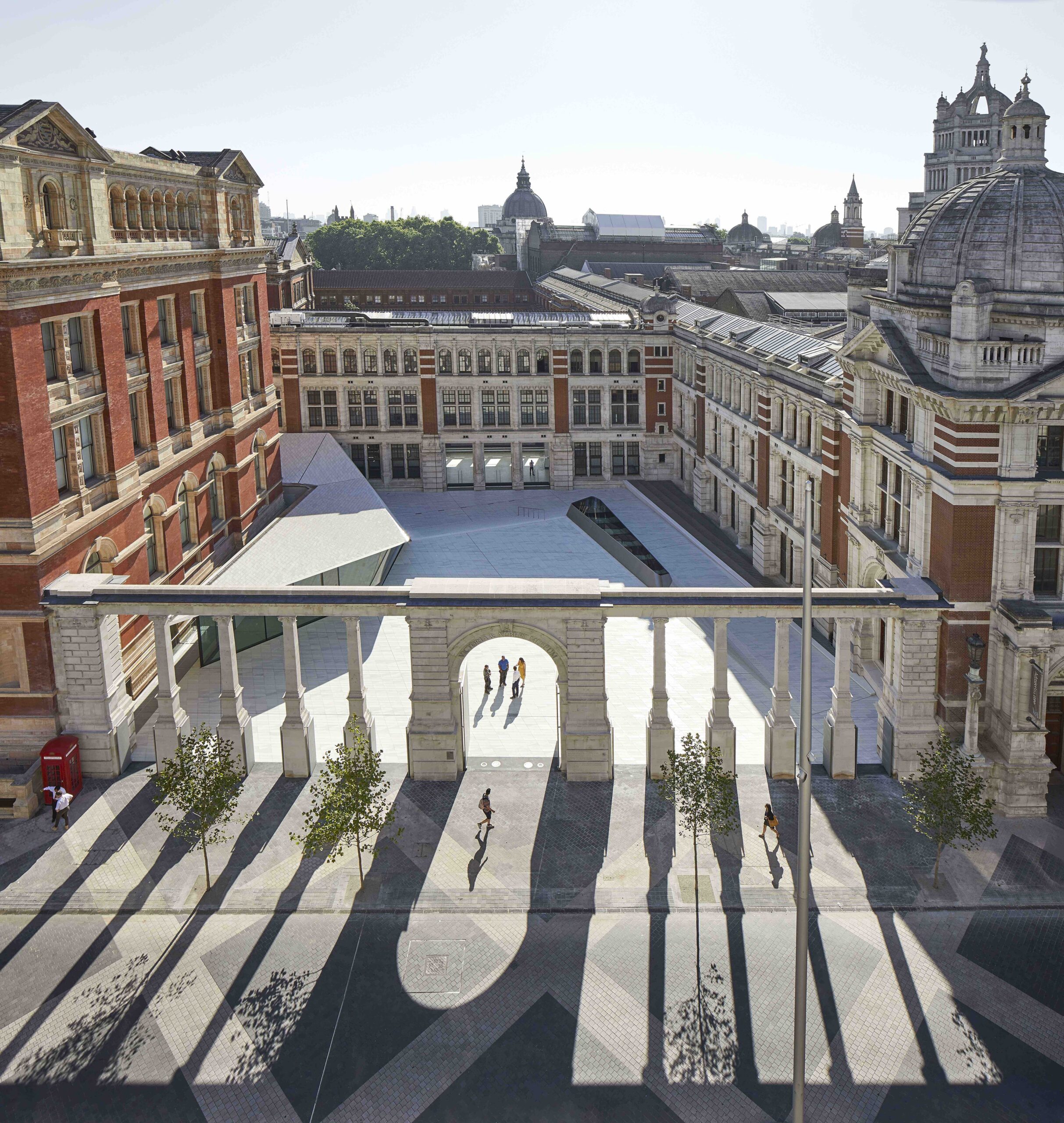 Vista del Victoria and Albert Museum, uno de los museos de diseño más importantes del mundo.