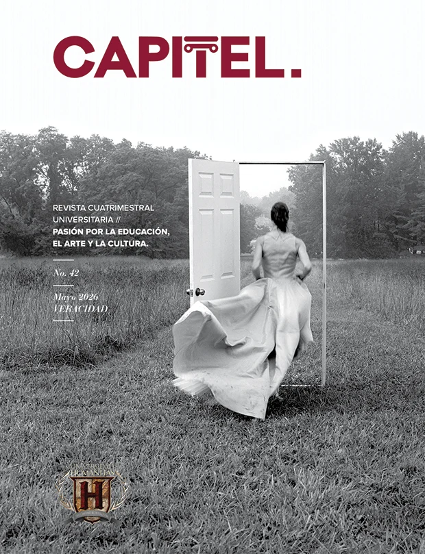 Portada de Veracidad en Revista Capitel, fotografía de Rodney Smith.