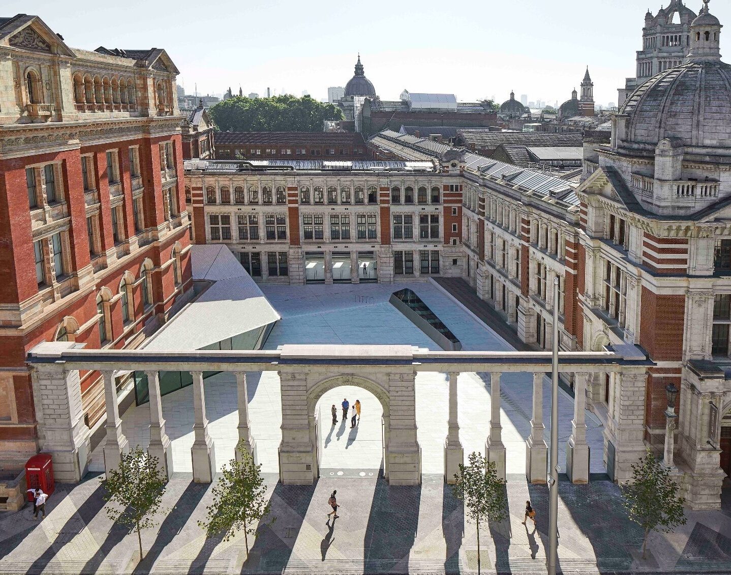 Vista del Victoria and Albert Museum, uno de los museos de diseño más importantes del mundo.