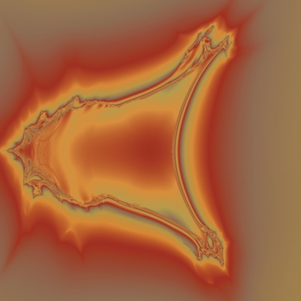 Yiqi Zhao, Fractal Flower-Eye (Ojo de flor fractal).