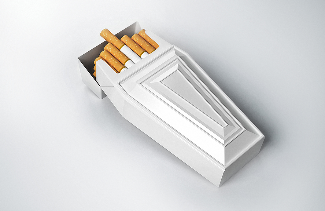 Reynolds and Reyner, Anti-Smoking Pack (Cajetilla antitabaco), 2009.