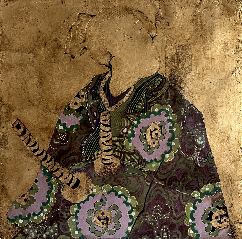 Lara Martinato, Cinabro samurai (Samurái Cinabro), 2024.