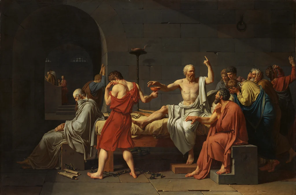 Jacques-Louis David (1748–1825) fue un pintor francés y uno de los principales representantes del neoclasicismo.