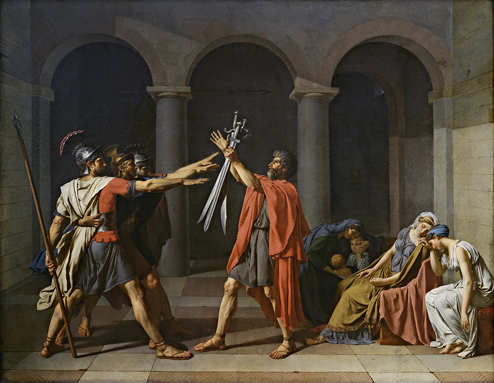 Jacques-Louis David (1748–1825) fue un pintor francés y uno de los principales representantes del neoclasicismo.