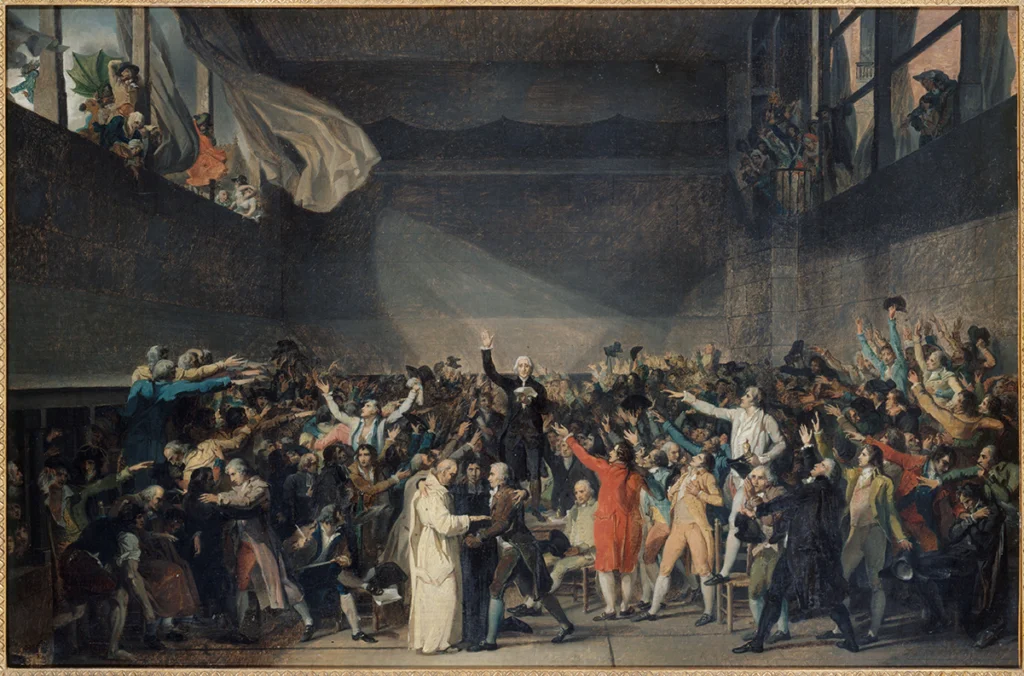 Jacques-Louis David (1748–1825) fue un pintor francés y uno de los principales representantes del neoclasicismo.